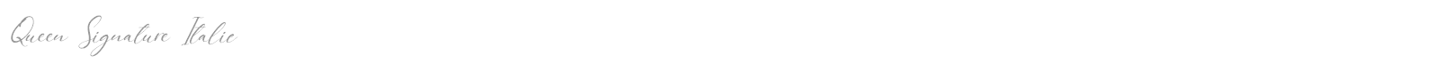 Queen Signature Duo font preview